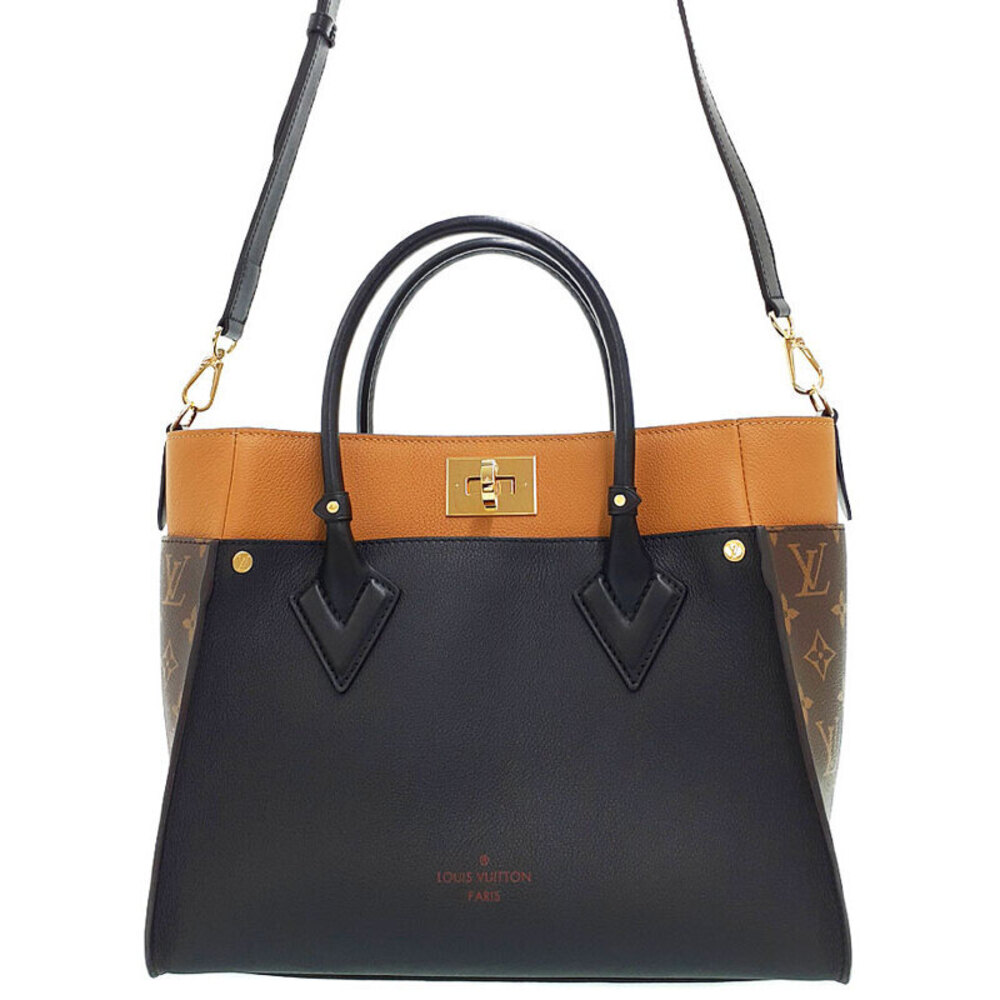 Louis Vuitton Monogram Leather Brown On My Side Bag